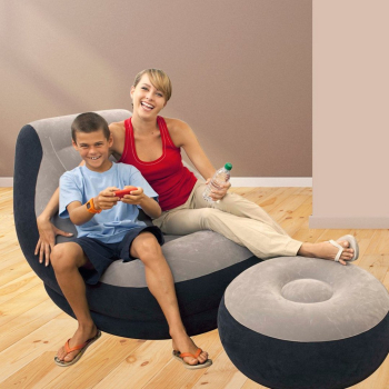 Preview: Intex Ultra Lounge Luftsessel mit Fussstütze